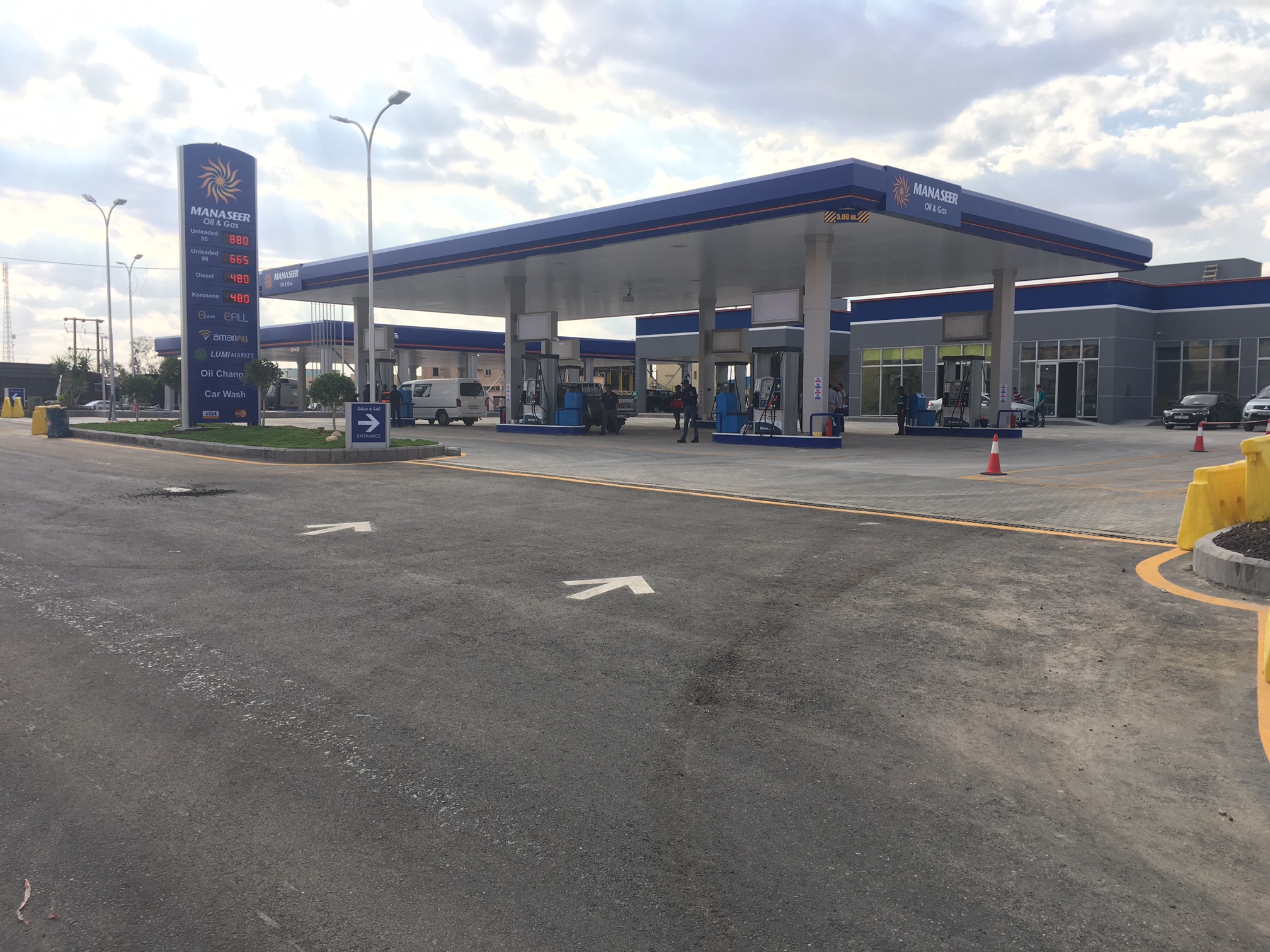 New Gas station Al-Potash at your service